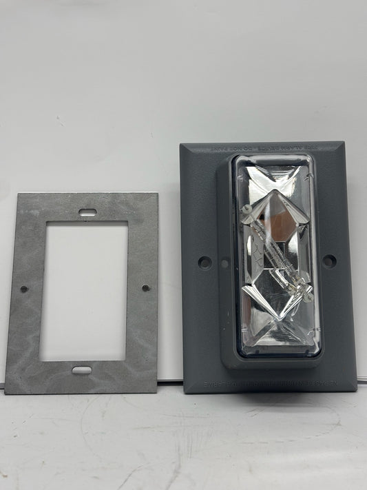 Edwards 89STRC-AQ Xenon Strobe Beacon, 150 cd, 24 V AC/DC, Indoor Flush Mount