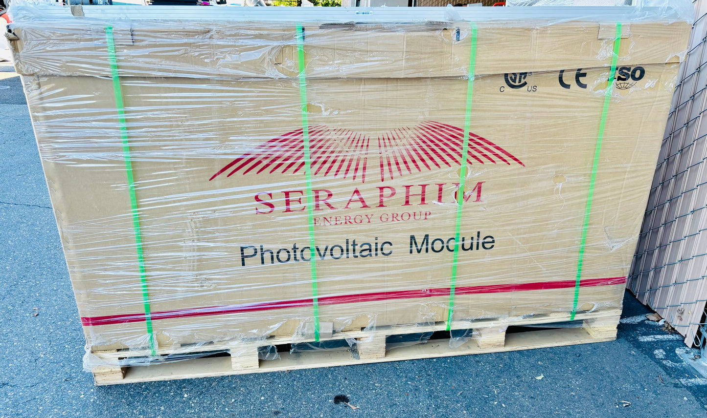 28 Pc Seraphim SEG-6MA-365WW — 365W Monocrystalline Solar Panel Module