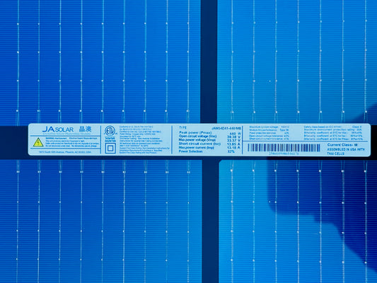 JA Solar JAM54D41-440 440W N-Type TOPCon Bifacial Monocrystalline Solar Panel
