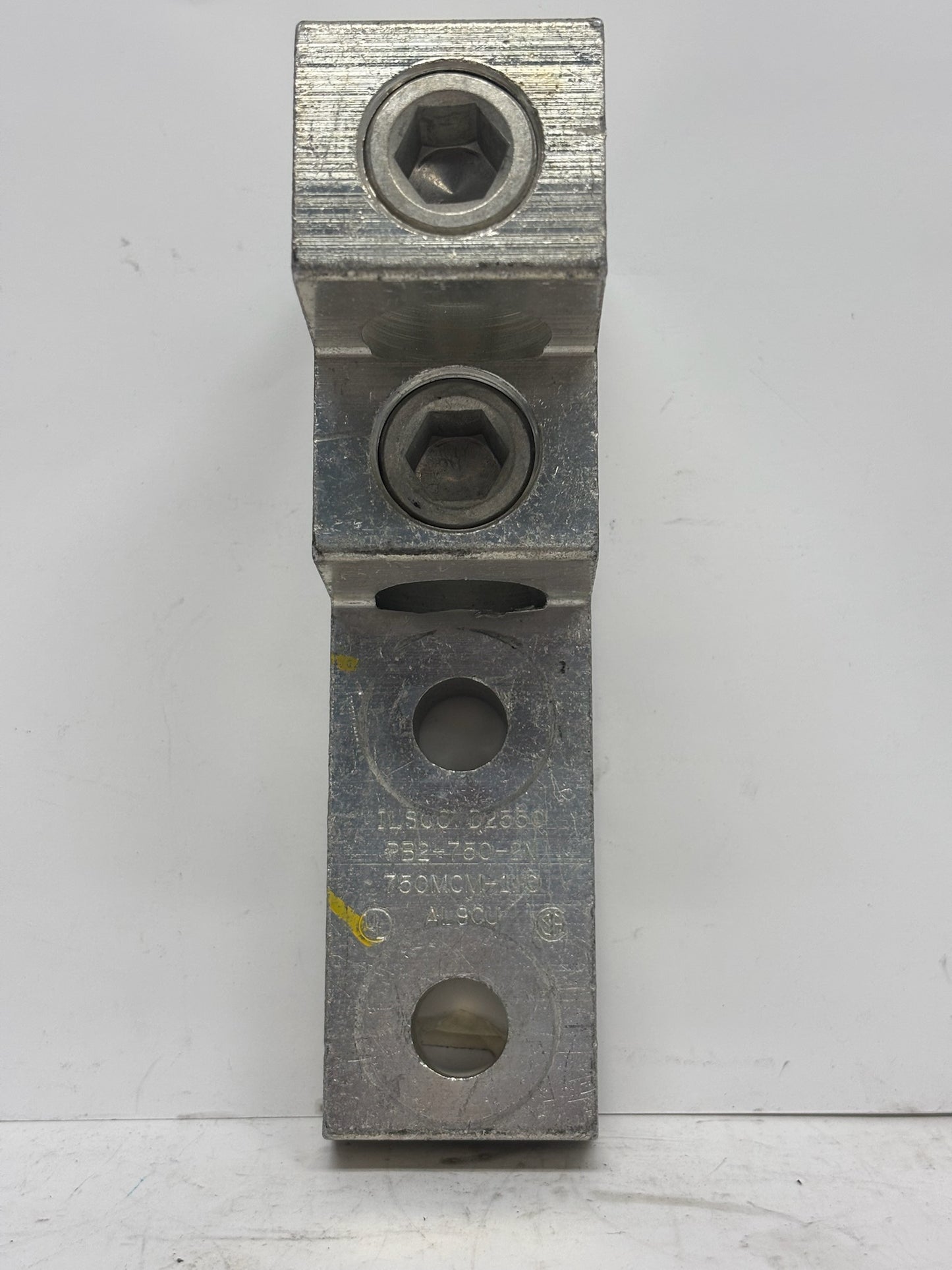 2-Pack ILSCO PB2-750-2N Aluminum Dual-Barrel Mechanical Lug Connector