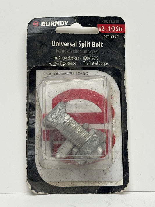 2 PK Burndy KSU25BAG1R Copper Compression Lugs