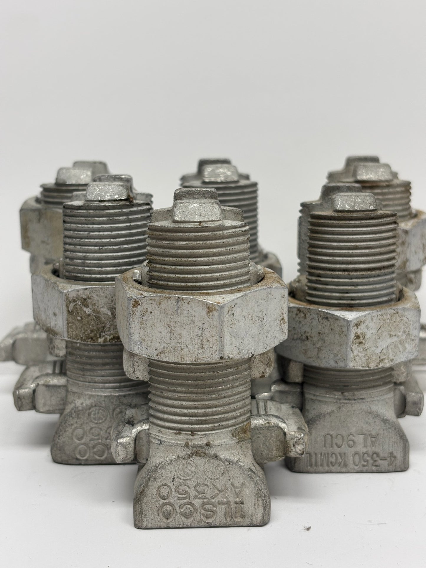 6 Pack ILSCO AK-350 Aluminum Compression Lug – Heavy Duty Electrical Connector