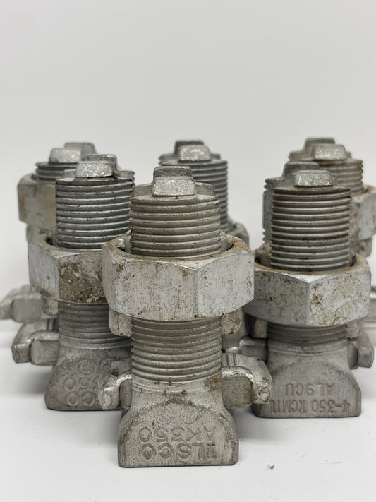 6 Pack ILSCO AK-350 Aluminum Compression Lug – Heavy Duty Electrical Connector