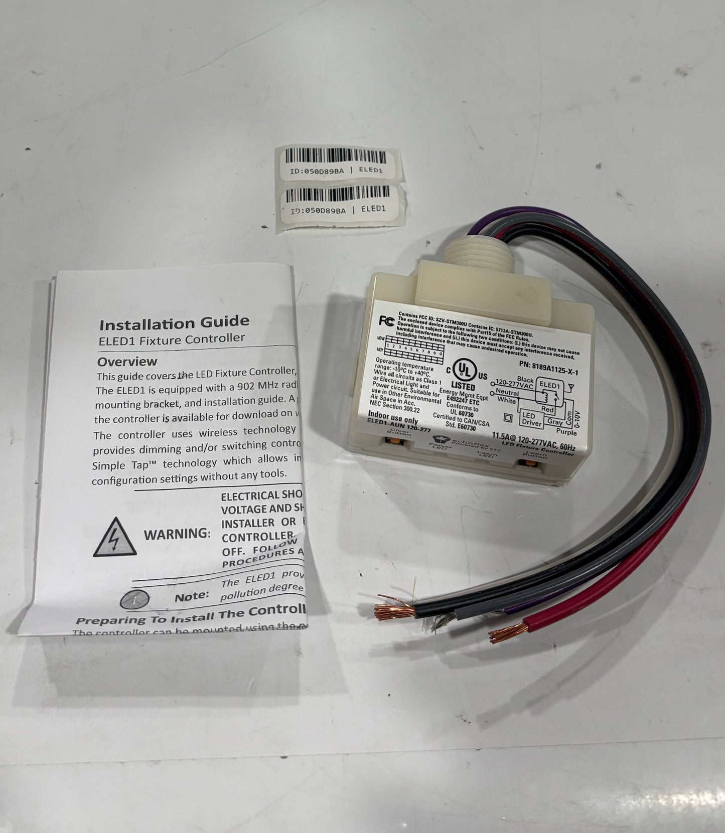 Echo Flex Solutions Led Fixture Controller Part# 8189A1125-x-1 (no box)