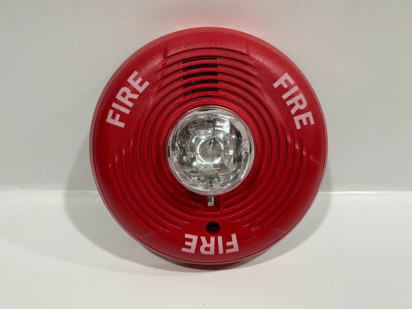 SpectrAlert PC2R Red Two-Wire Ceiling-Mount Fire Alarm Device