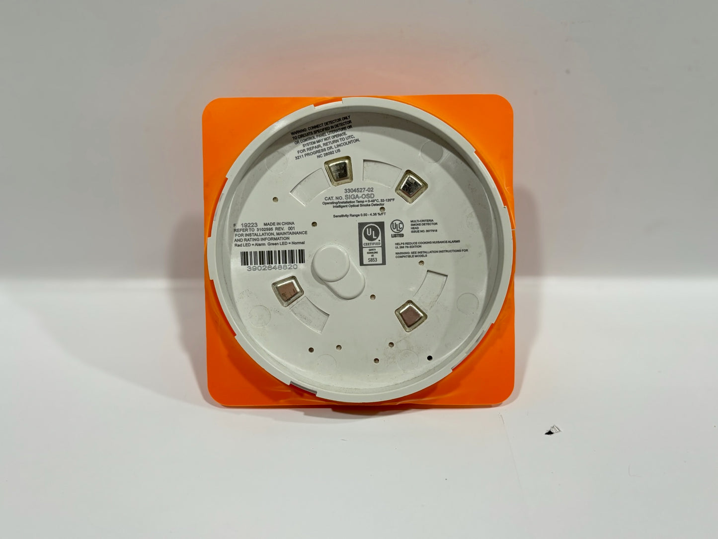 Edwards SIGA-OSD Smoke Detector with Photoelectric Sensing Technology