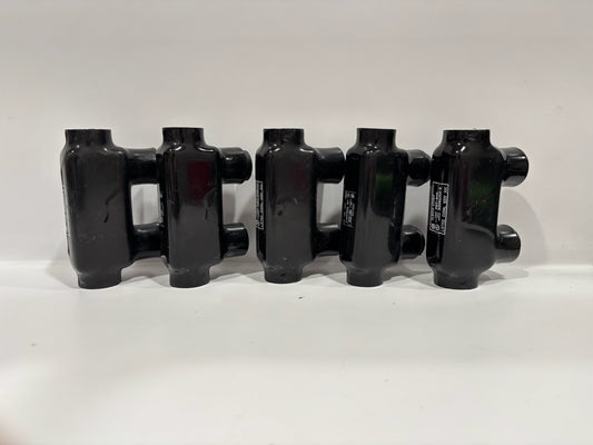 5PK ILSCO PBT-500 Nimbus Insulated Aluminum In-Line Splicer-Reducer Connector