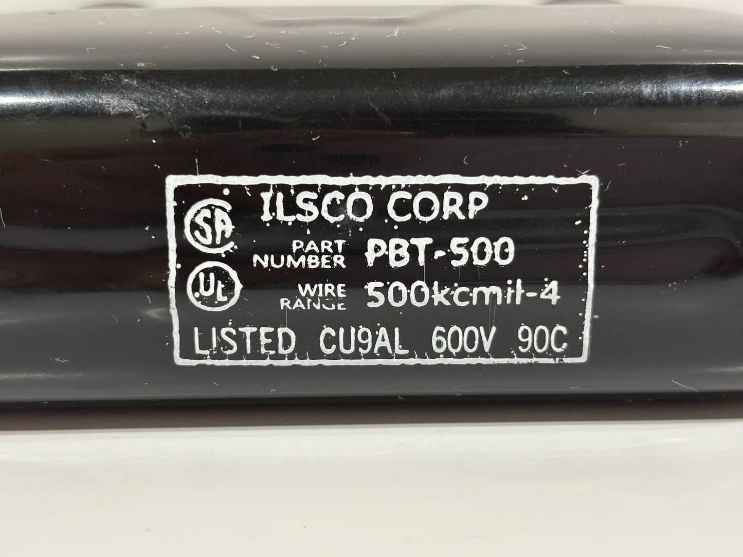 5PK ILSCO PBT-500 Nimbus Insulated Aluminum In-Line Splicer-Reducer Connector