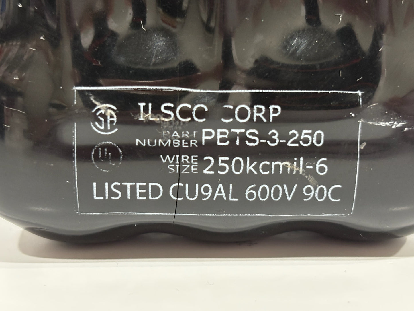 3PK ILSCO PBTS-3-250 Nimbus Insulated Aluminum 3-Port Multi-Tap Connector