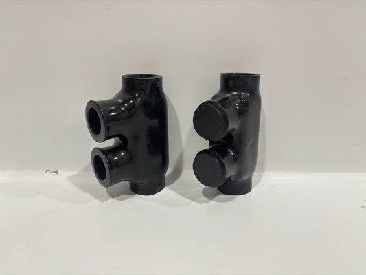 2PK ILSCO PBT-350 Nimbus Insulated Aluminum In-Line Splicer-Reducer Connector