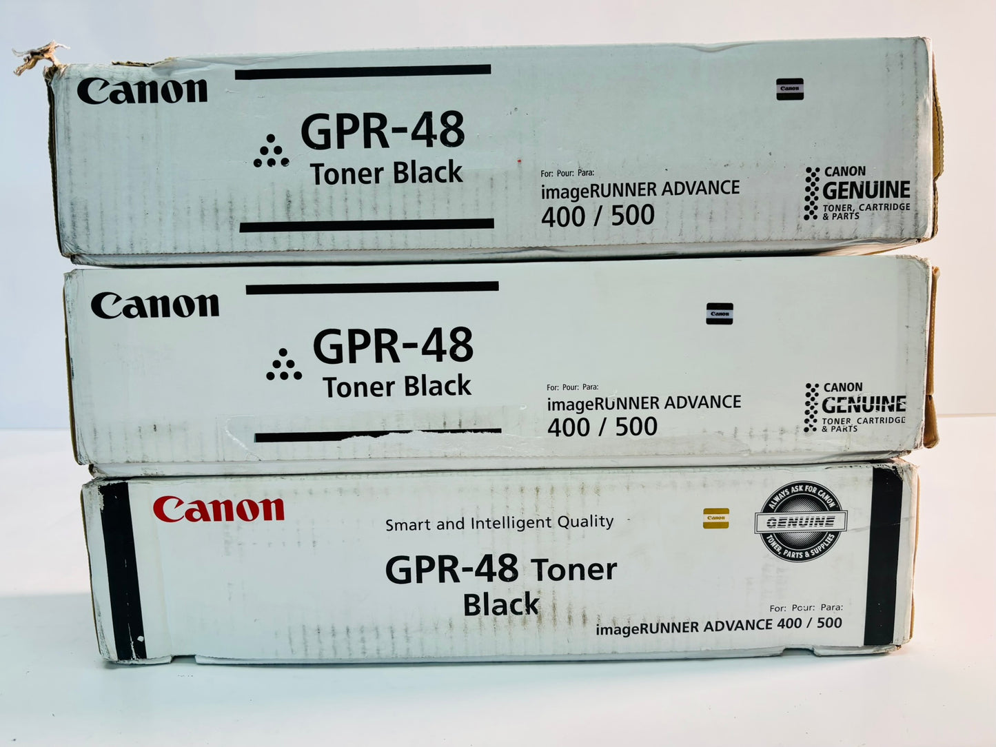 3 New Genuine Canon iRA 400iF, 500iF Black Toner Cartridges GPR-48 2788B003[AB]