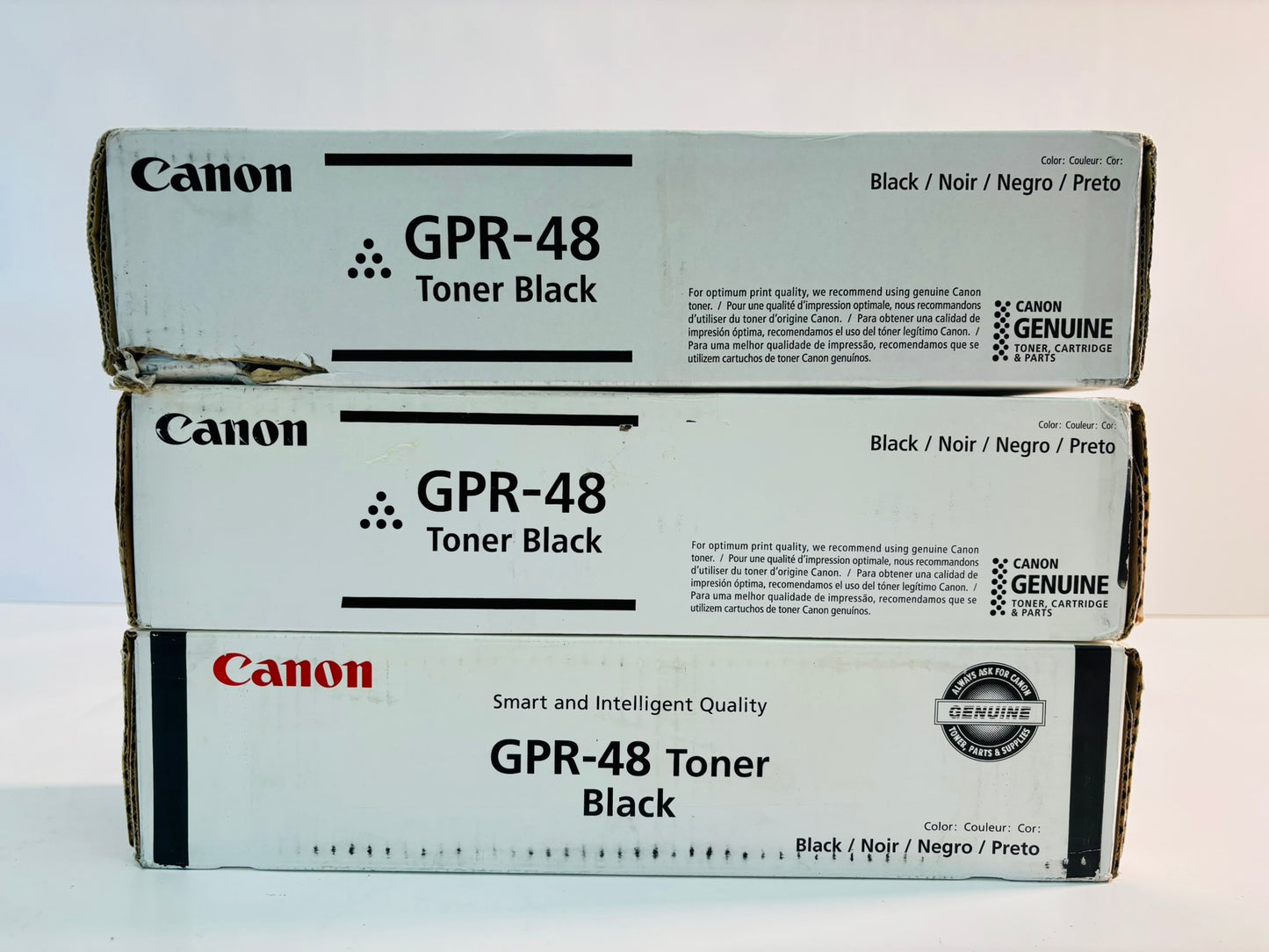 3 New Genuine Canon iRA 400iF, 500iF Black Toner Cartridges GPR-48 2788B003[AB]