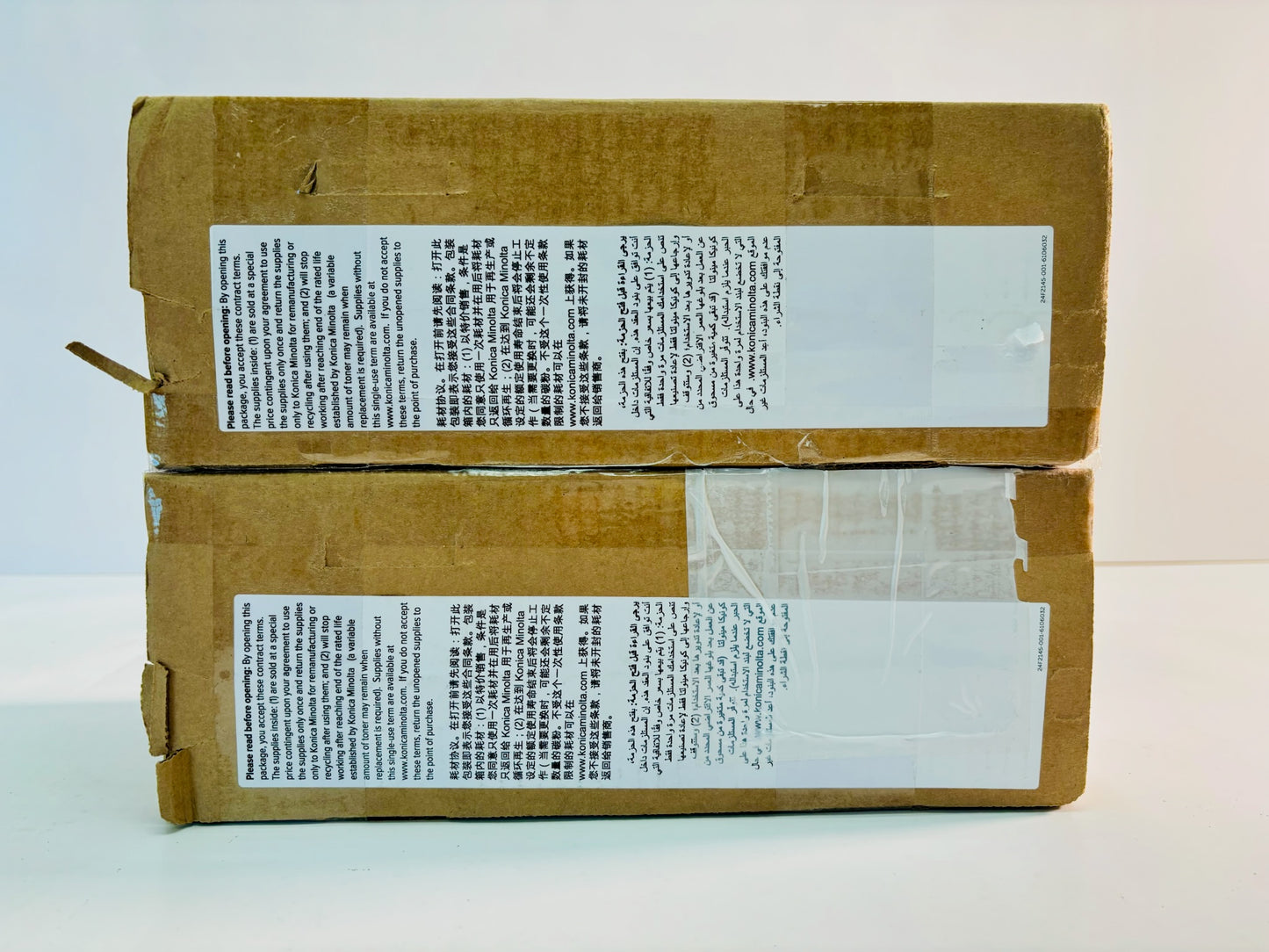 2 Genuine Konica Minolta Bizhub 4052, 4752 Black Toner TNP63