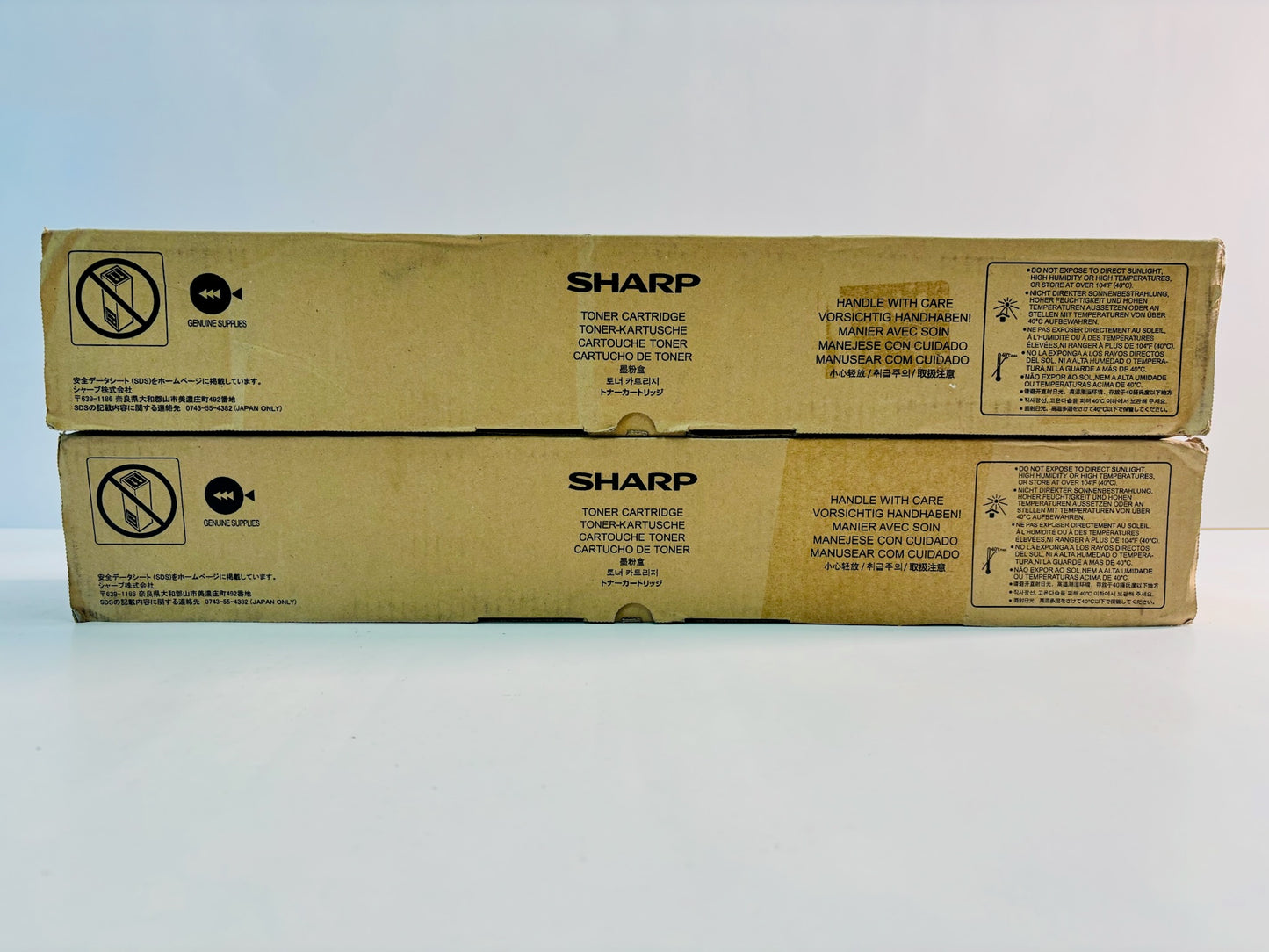 2 Genuine Sharp  MX-7081, MX-8081  Magenta & Yellow Toner MX-80NT