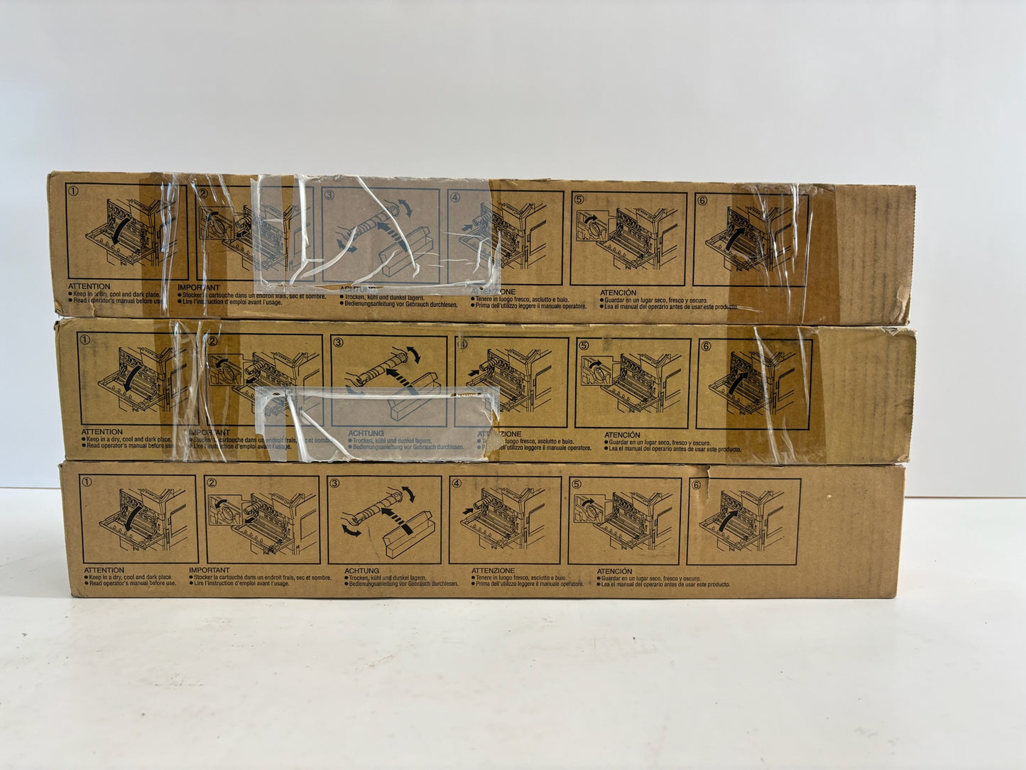 3 Genuine Muratec MFX-C3690,C3090,C2590 Cyan, Mag & Black Toners TS3690CMK
