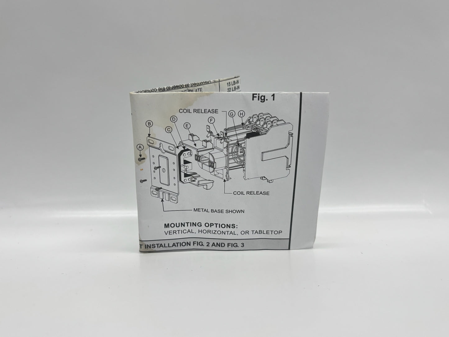 Eaton C25DND325A 25A 3-Pole Definite Purpose Contactor