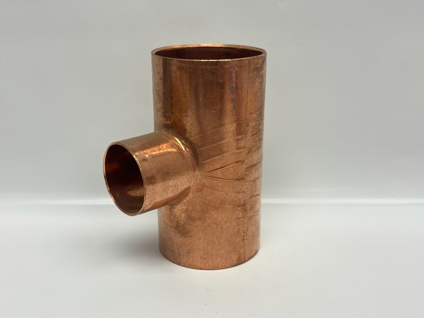2PK EPC W-40125 Copper Reducing Tee 2-1/2" x 2-1/2" x 1-1/2", 700 PSI Solder Fit