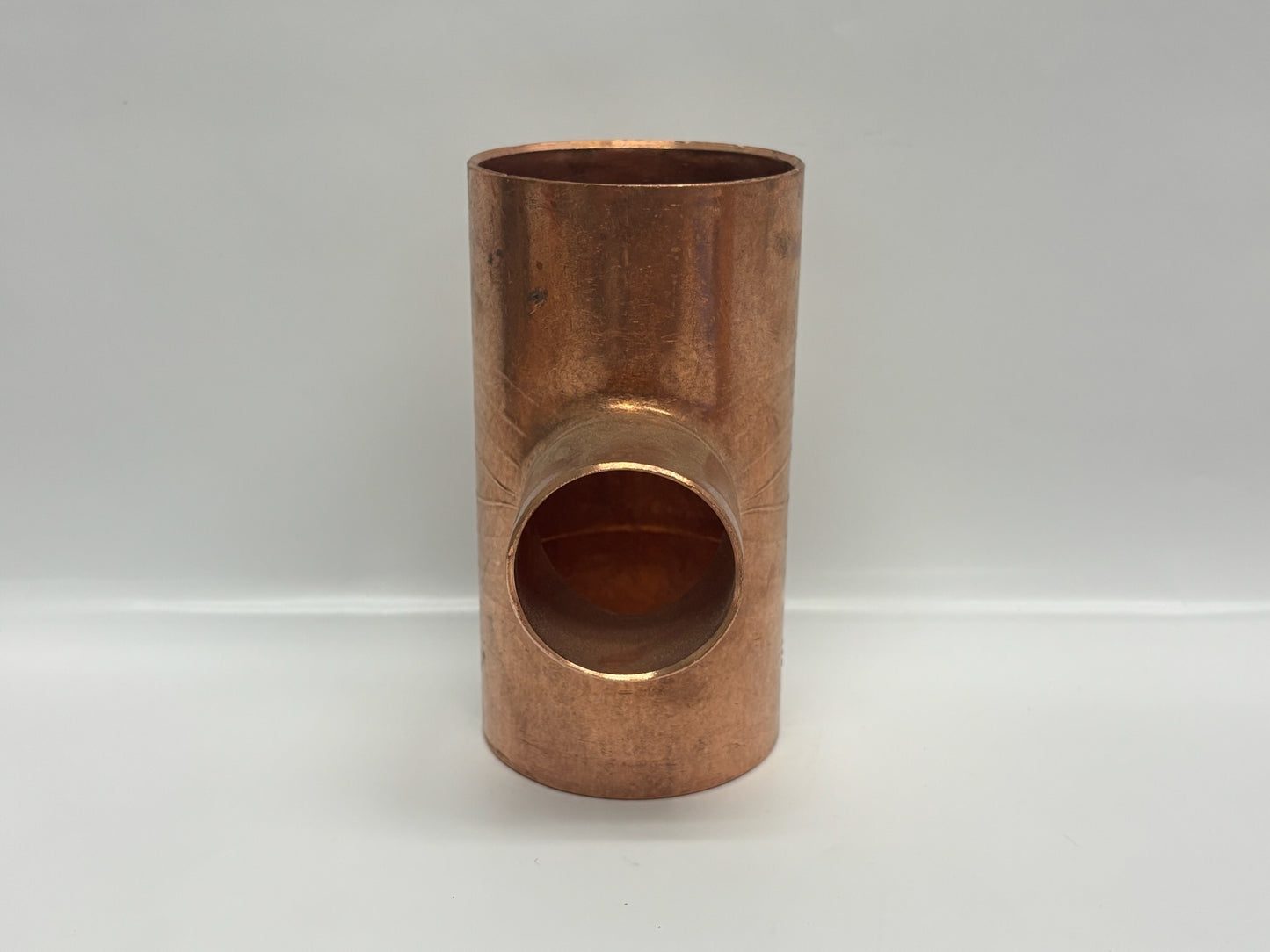 2PK EPC W-40125 Copper Reducing Tee 2-1/2" x 2-1/2" x 1-1/2", 700 PSI Solder Fit
