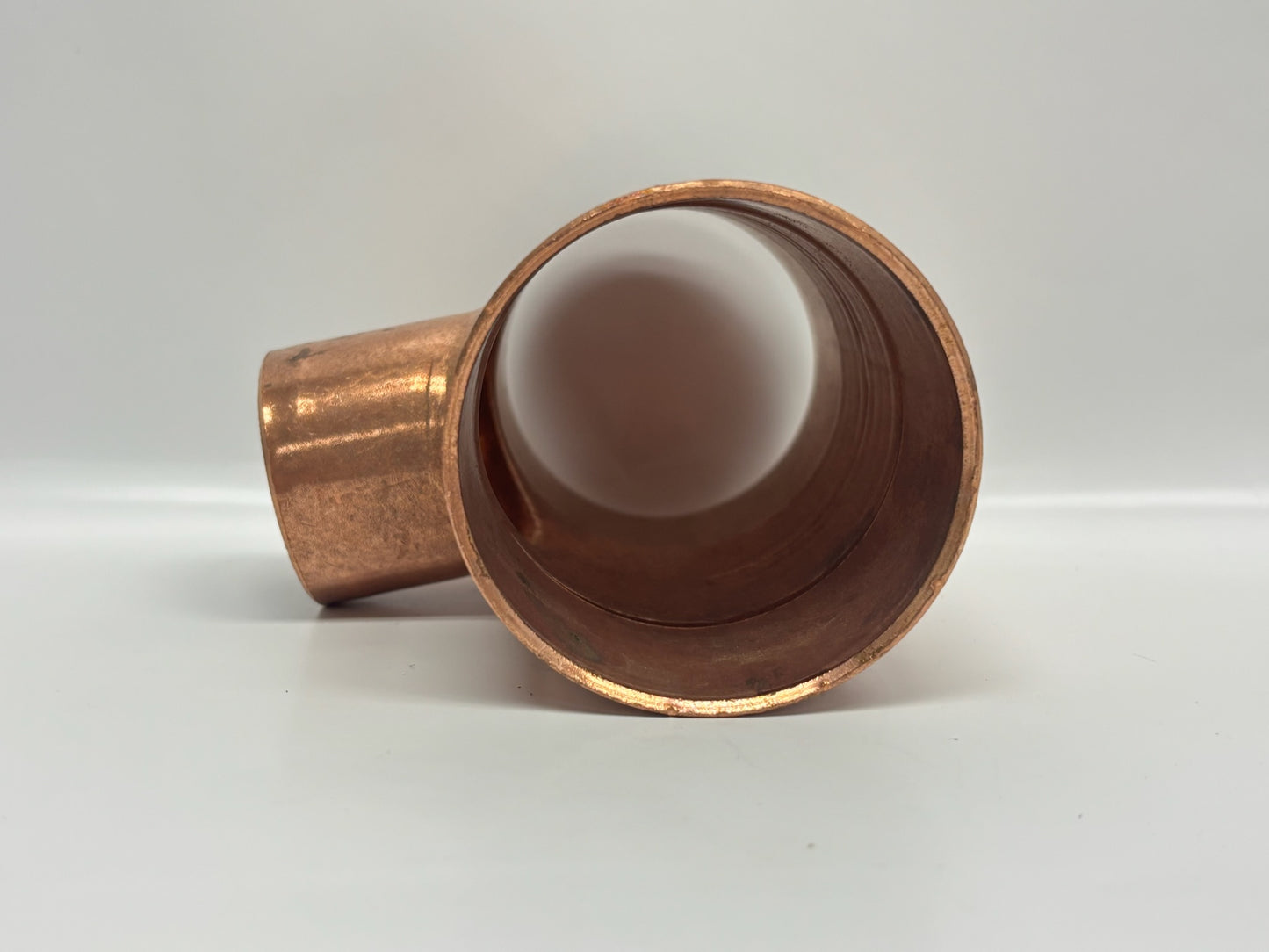 2PK EPC W-40125 Copper Reducing Tee 2-1/2" x 2-1/2" x 1-1/2", 700 PSI Solder Fit