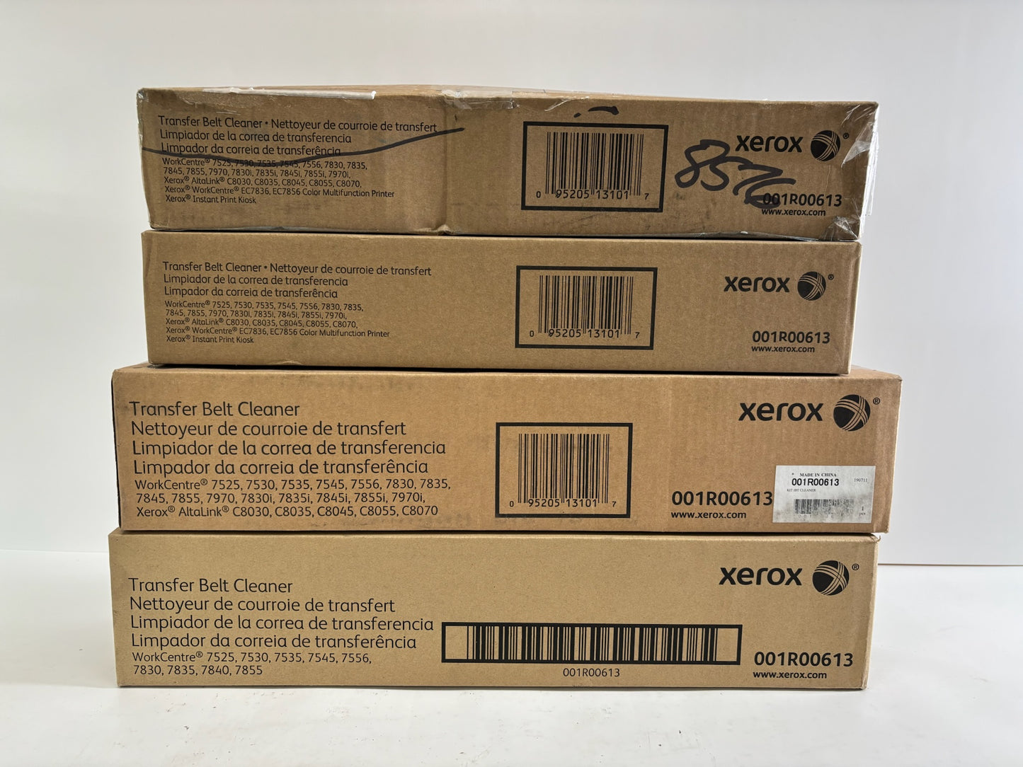 4 Genuine Xerox AltaLink C8030,C8070 Transfer Belt Cleaner 001R00613 (bad box)