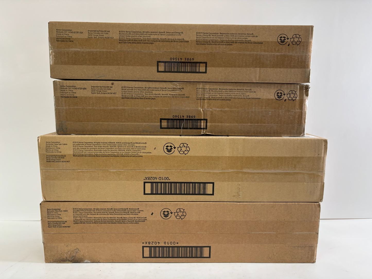 4 Genuine Xerox AltaLink C8030,C8070 Transfer Belt Cleaner 001R00613 (bad box)