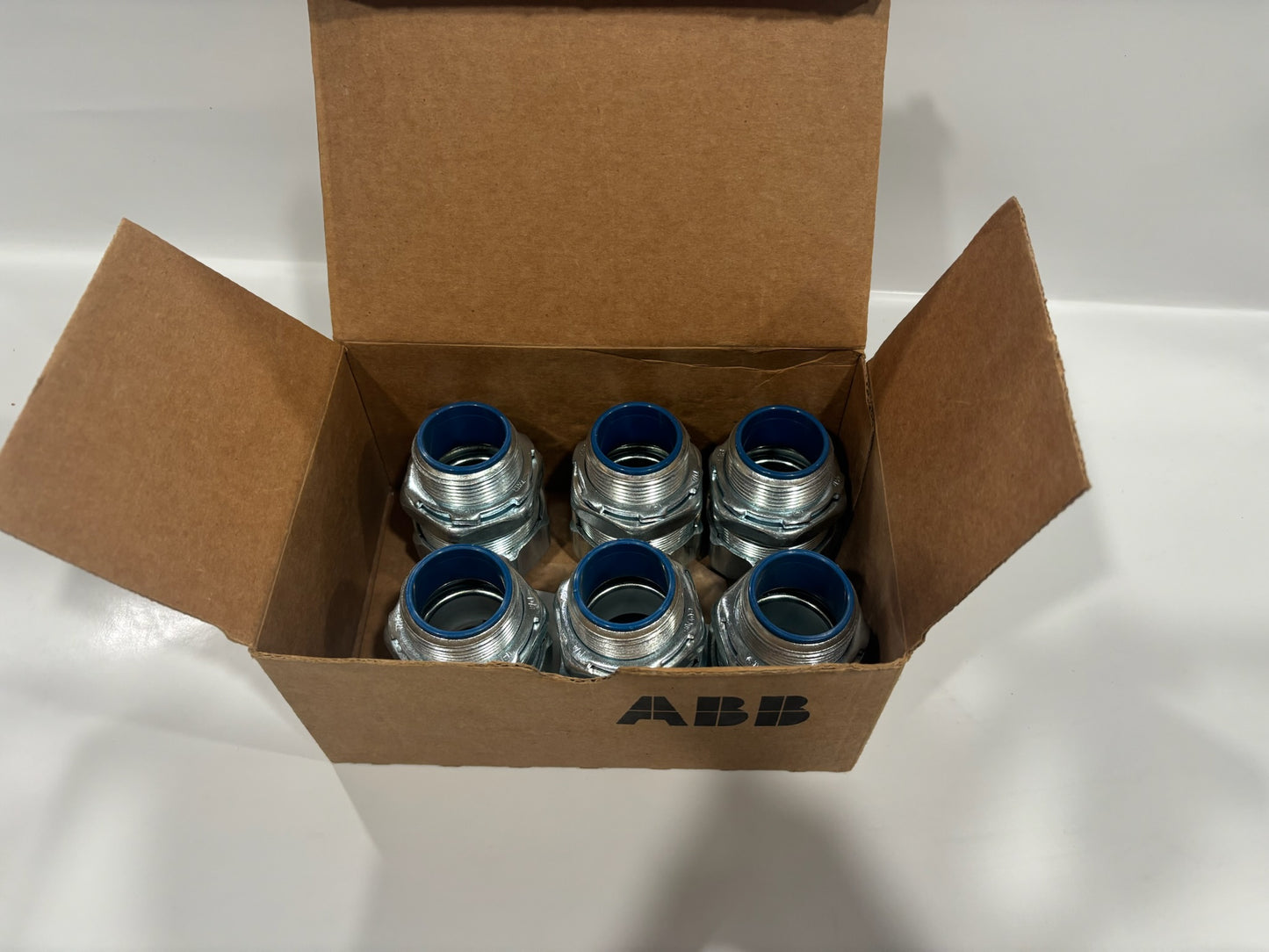 6 PK Steel City 5335 1-1/4" Liquidtight Flexible Metal Conduit Connector
