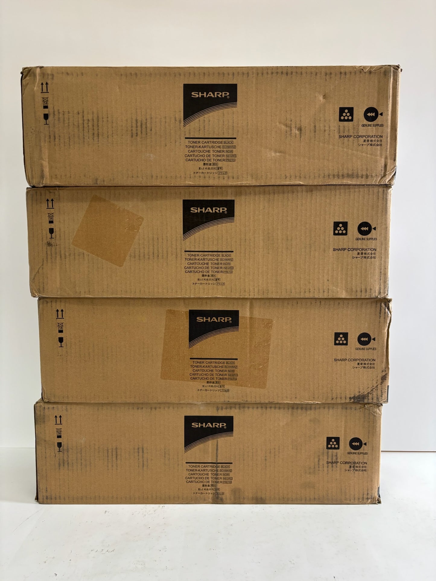 4 Genuine Sharp MX-M654N, MX-M6570, MX-M754N Black Toner MX-754NT MX754NT