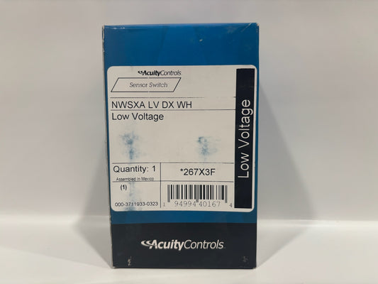 Acuity Controls NWSXA-LV-DX-WH Low Voltage Wall Sensory Switch