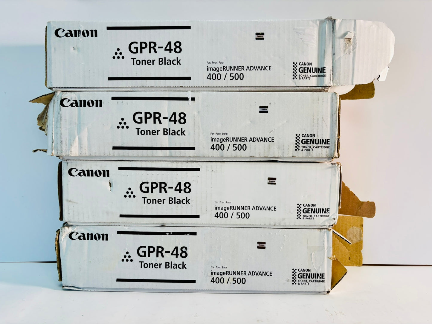 4 Open Canon iR Advance 400iF, 500iF Black Toner GPR48, GPR-48