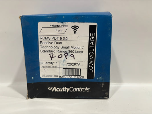 Acuity RCMS-PDT-9-G2 Passive Dual Technology, Standard Range 360 Lens