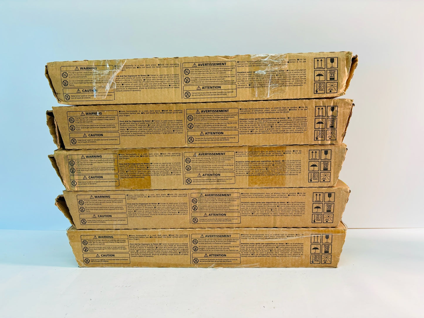 6 Genuine Ricoh IM C4500 Cyan, Magenta, Yellow Toner 842280,2281,2282 (Bad Box)