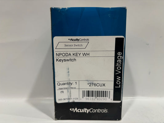 Acuity NPODA KEY WH Keyswitch 276CUX Sensor Switch Low Voltage
