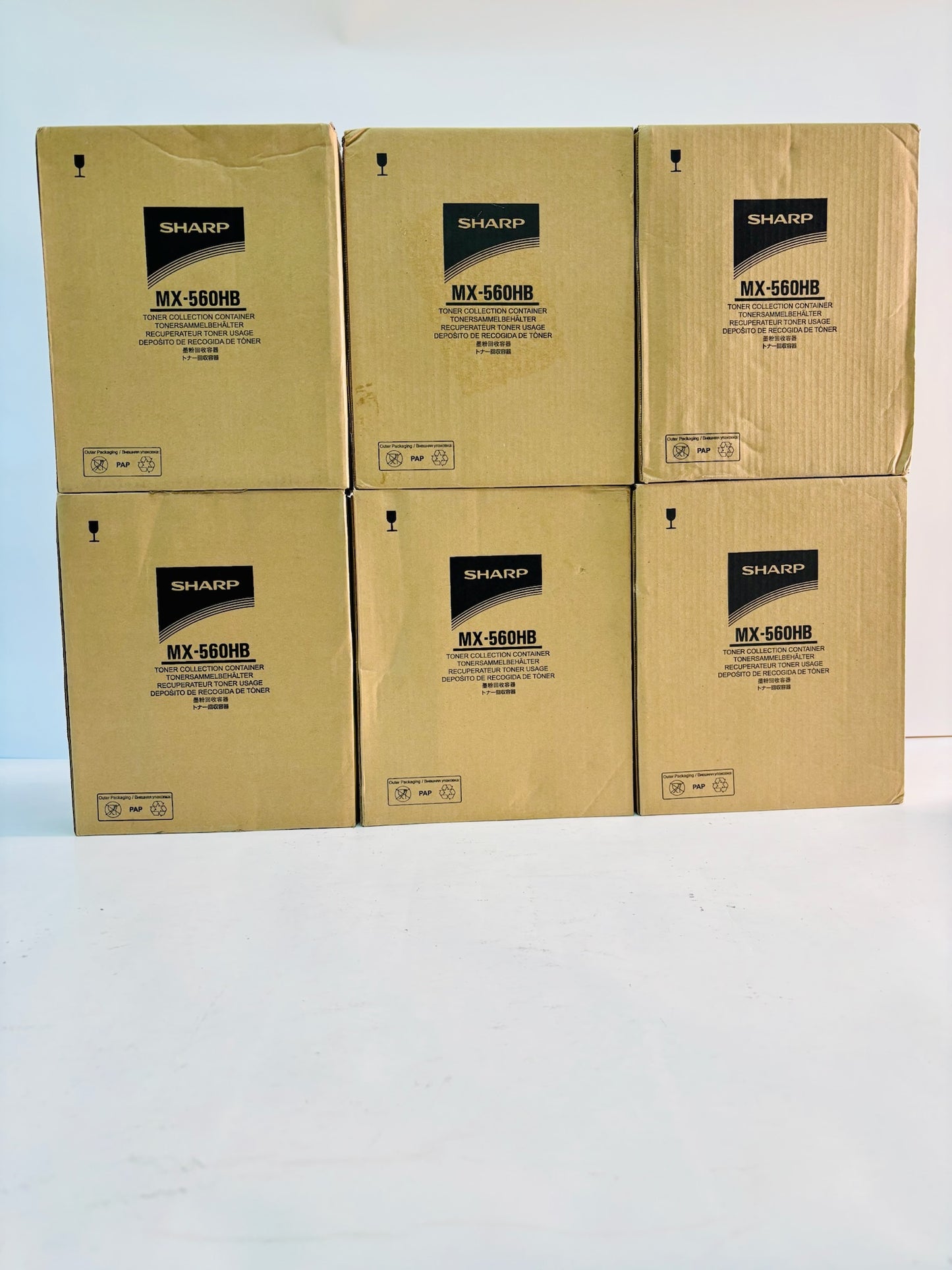 6 Genuine Sharp MX-M364N, MX-M365N Toner Collection MX-560HB