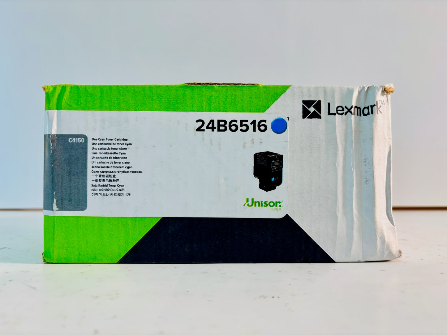 Genuine Lexmark C4150 Cyan High Yield Toner 24B6516 (Bad Box)