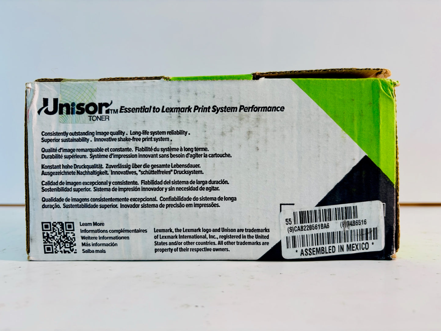 Genuine Lexmark C4150 Cyan High Yield Toner 24B6516 (Bad Box)