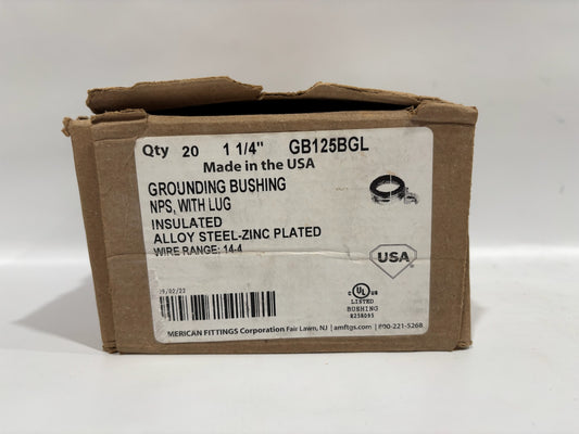 17 PK American Fitting Corp GB125RGL 1 1/4" Grounding Bushing