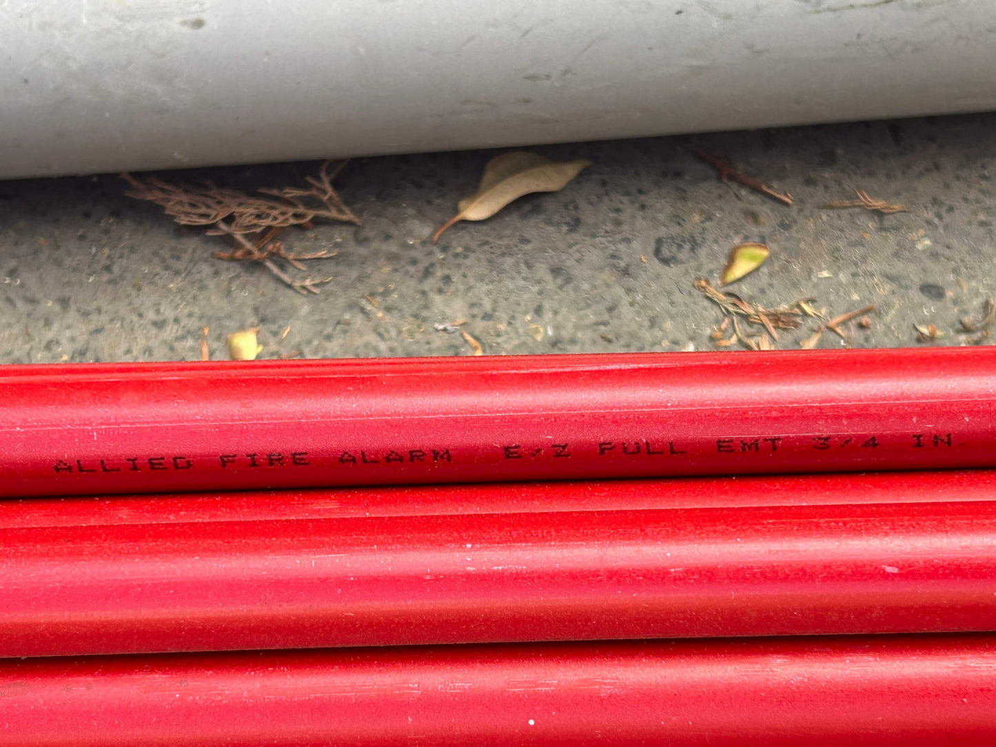 Allied Tube & Conduit Fire alarm EMT 3/4" Red Sold per Foot