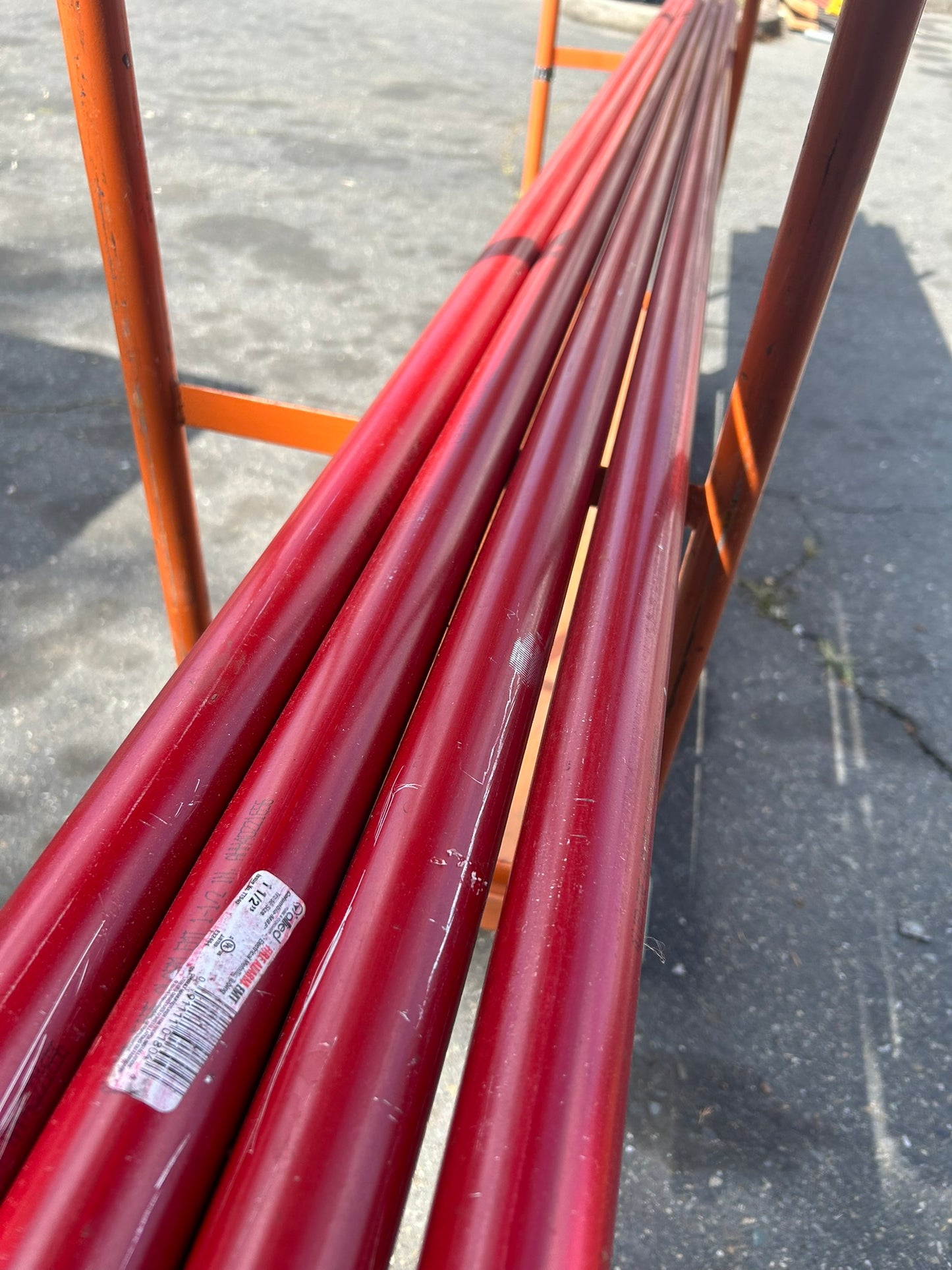 Allied Tube & Conduit Fire alarm EMT 1-1/2" Red Sold per Foot