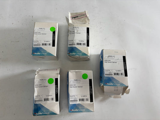 5 PK Acuity WSX-WH Sensor Switch Occupancy Sensor, PIR, 2000 sq ft (Bad Boxes)
