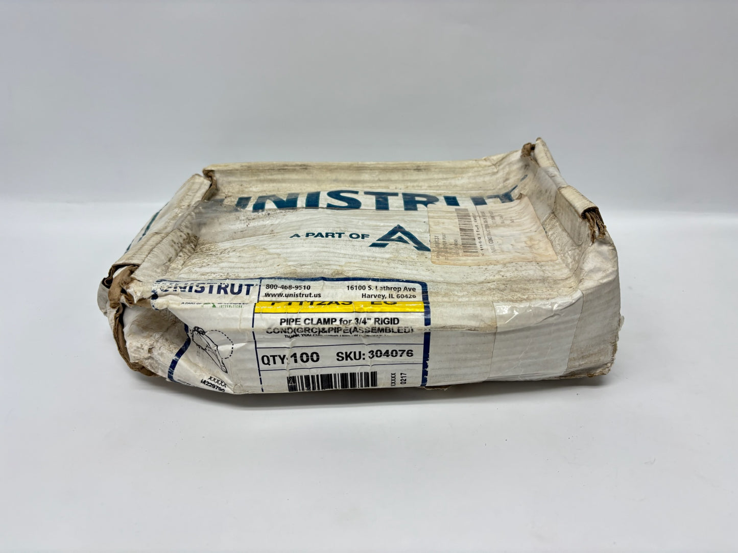 100 PK Unistrut P1112AS‑EG ¾″ Steel Two‑Piece Rigid/IMC Conduit Clamp