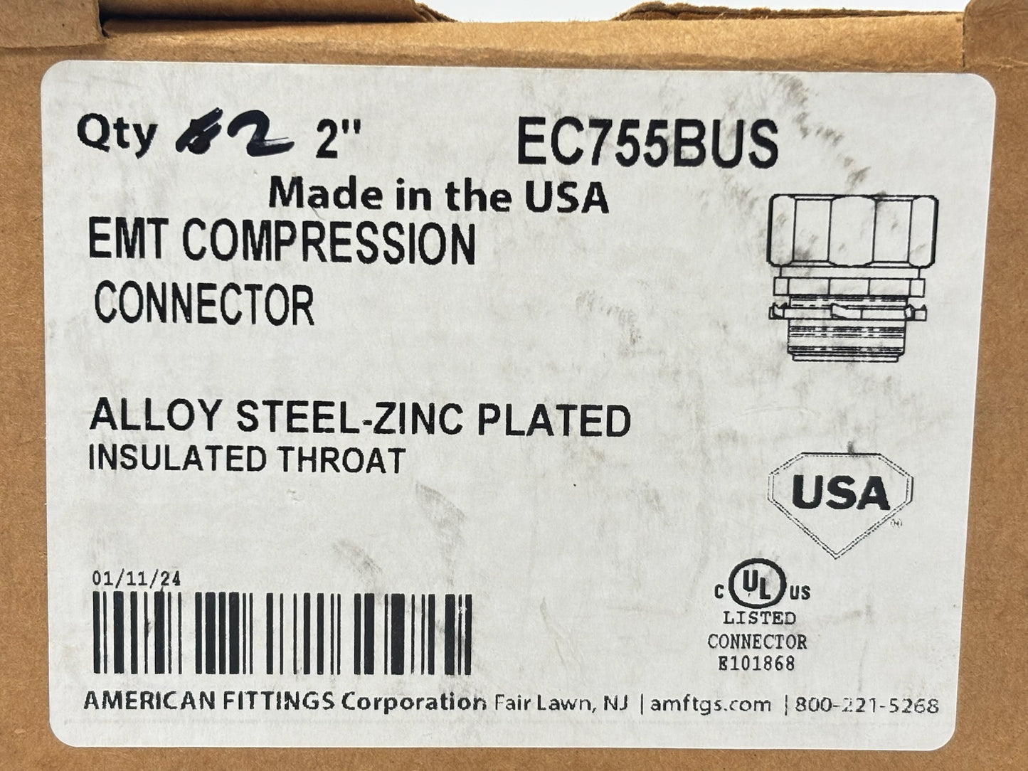 5 PC American Fittings EC764US, EC765US & EC755BUS Bundle