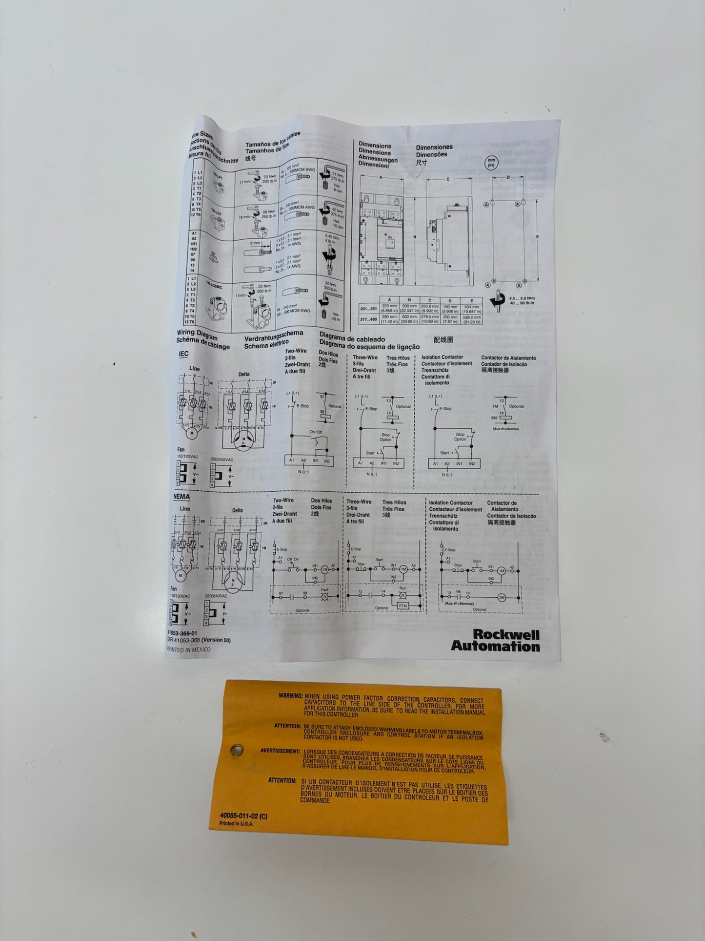 Allen Bradley 150-C251NBR SMC-3 Smart Motor Controller Soft Starter 251A