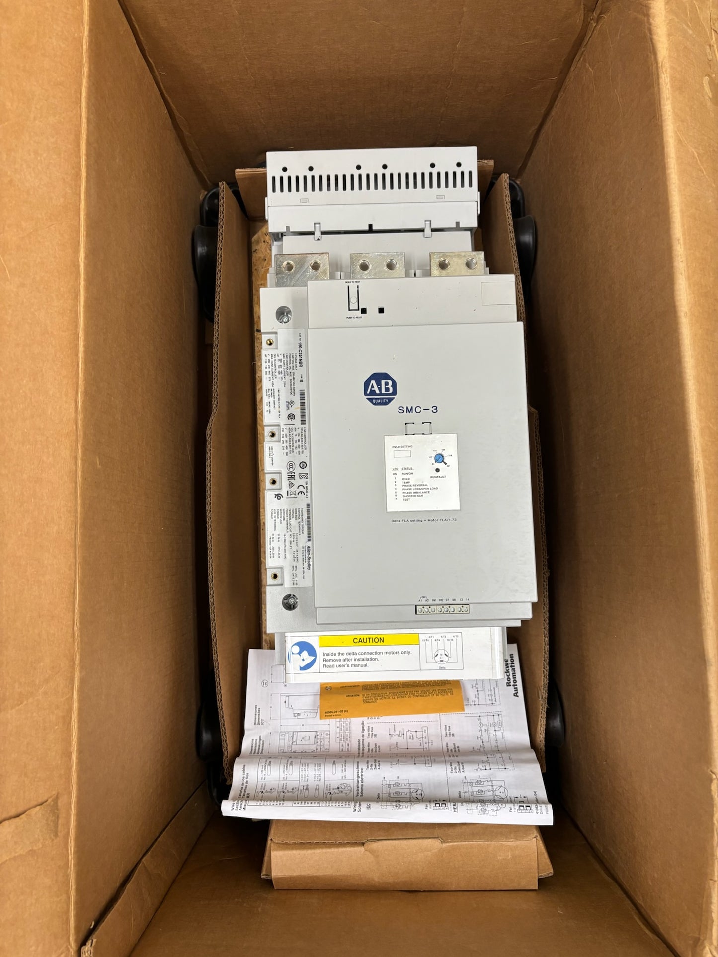 Allen Bradley 150-C251NBR SMC-3 Smart Motor Controller Soft Starter 251A