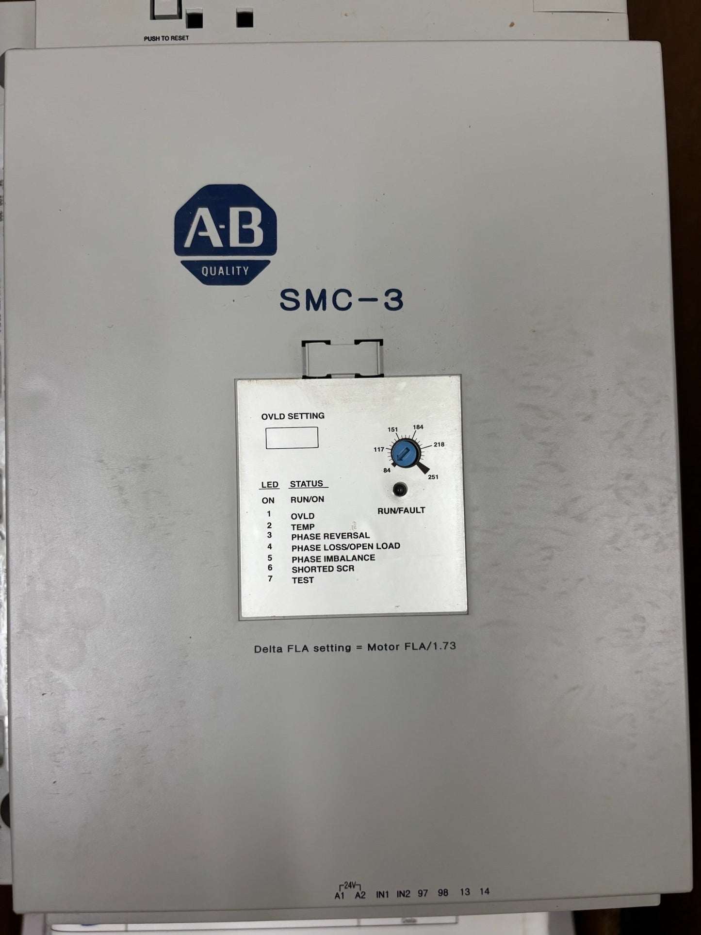 Allen Bradley 150-C251NBR SMC-3 Smart Motor Controller Soft Starter 251A