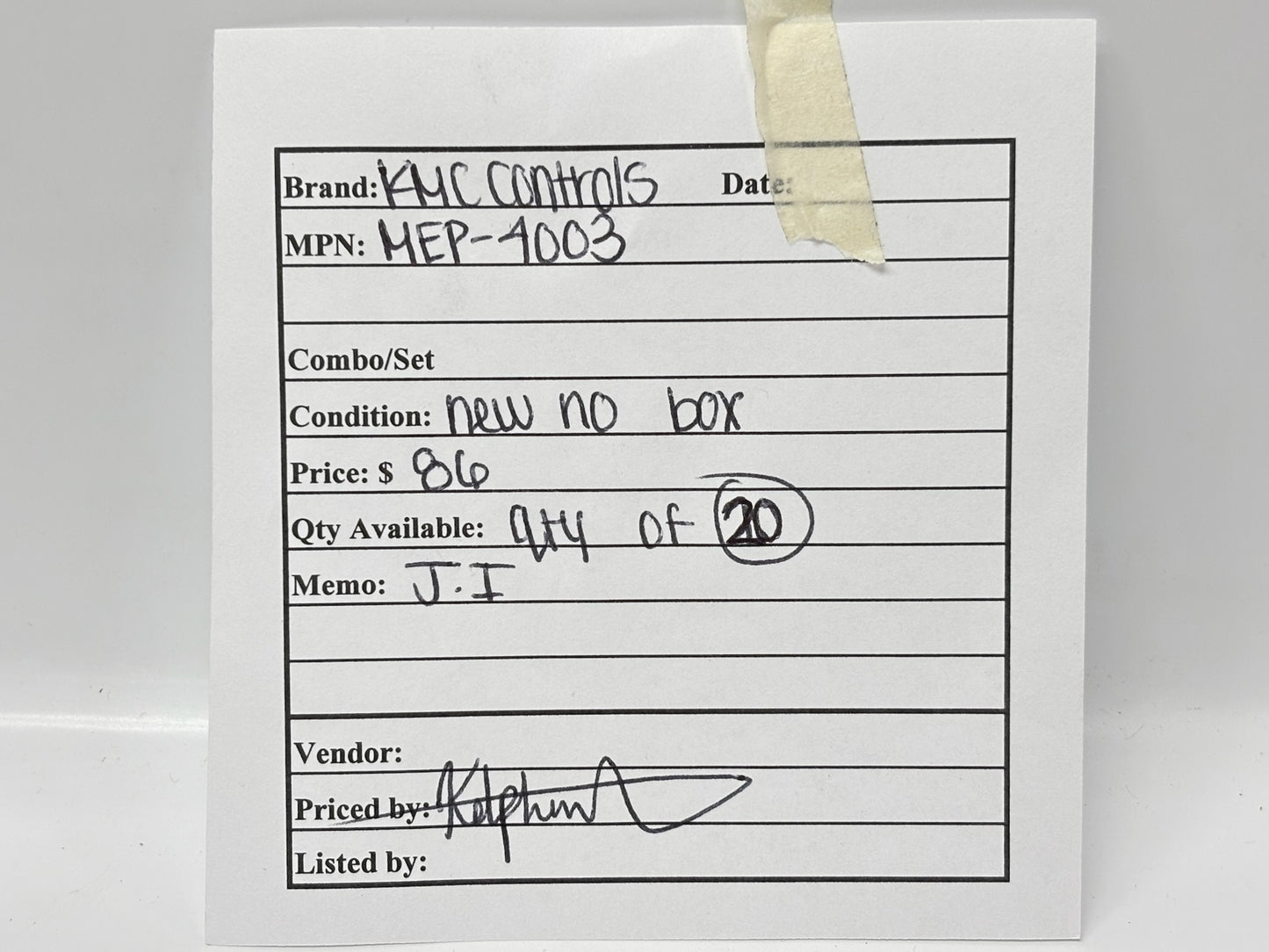 KMC MEP‑4003 24VAC Tri‑State Actuator, 40 in‑lb Torque