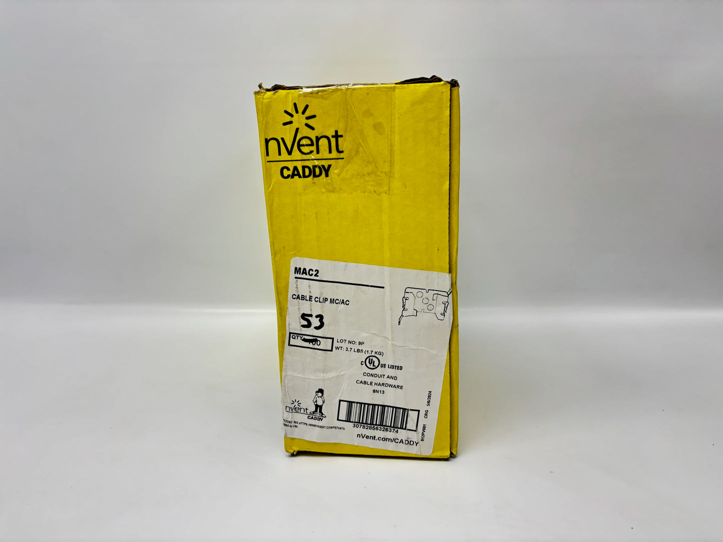 53 PK nVent CADDY MAC2 MC/AC Cable-to-Stud Snap-In Clip