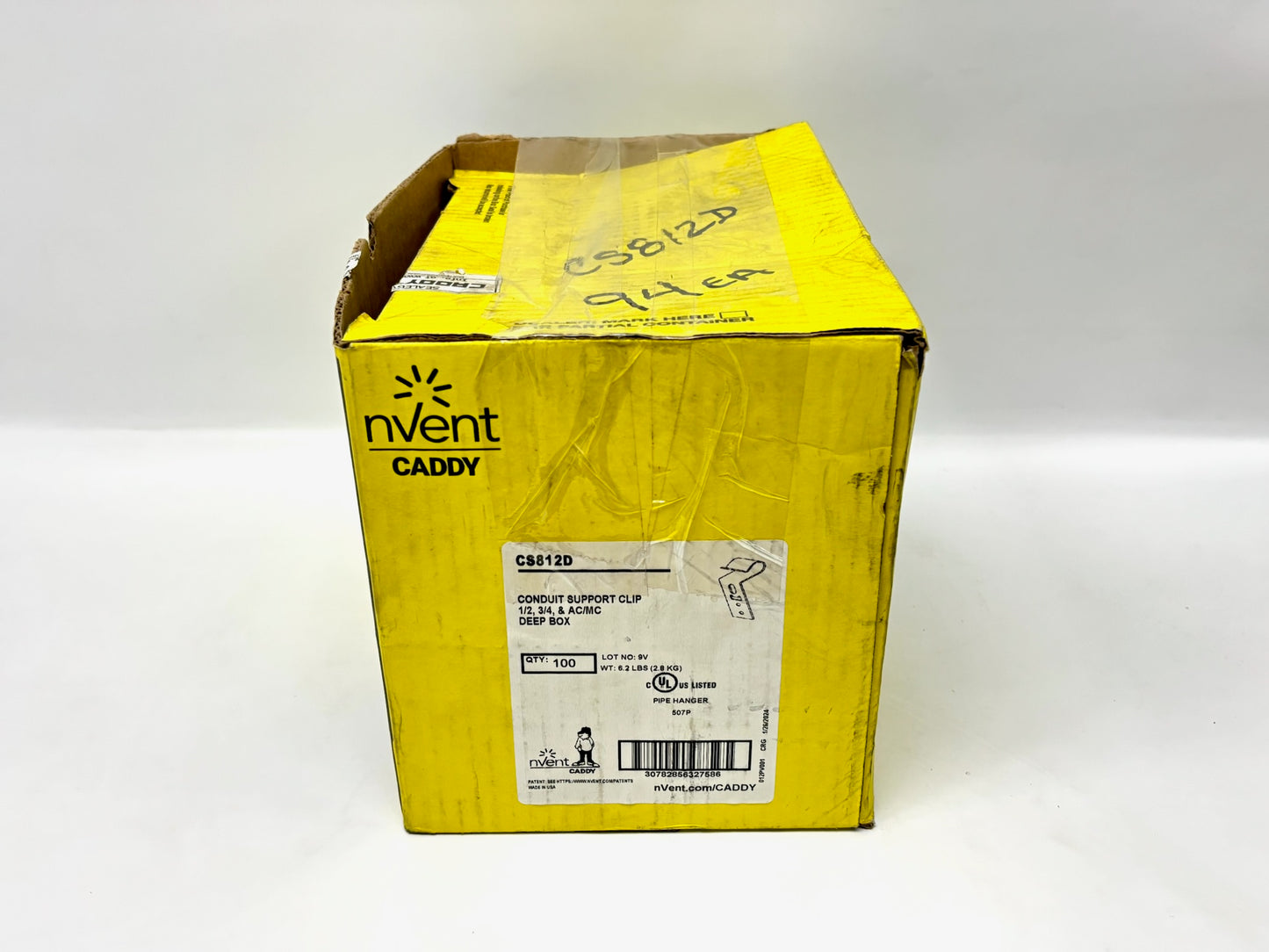 94 PK nVent CADDY CS812D Conduit/MC‑AC to Stud Mount, ½–¾″ EMT