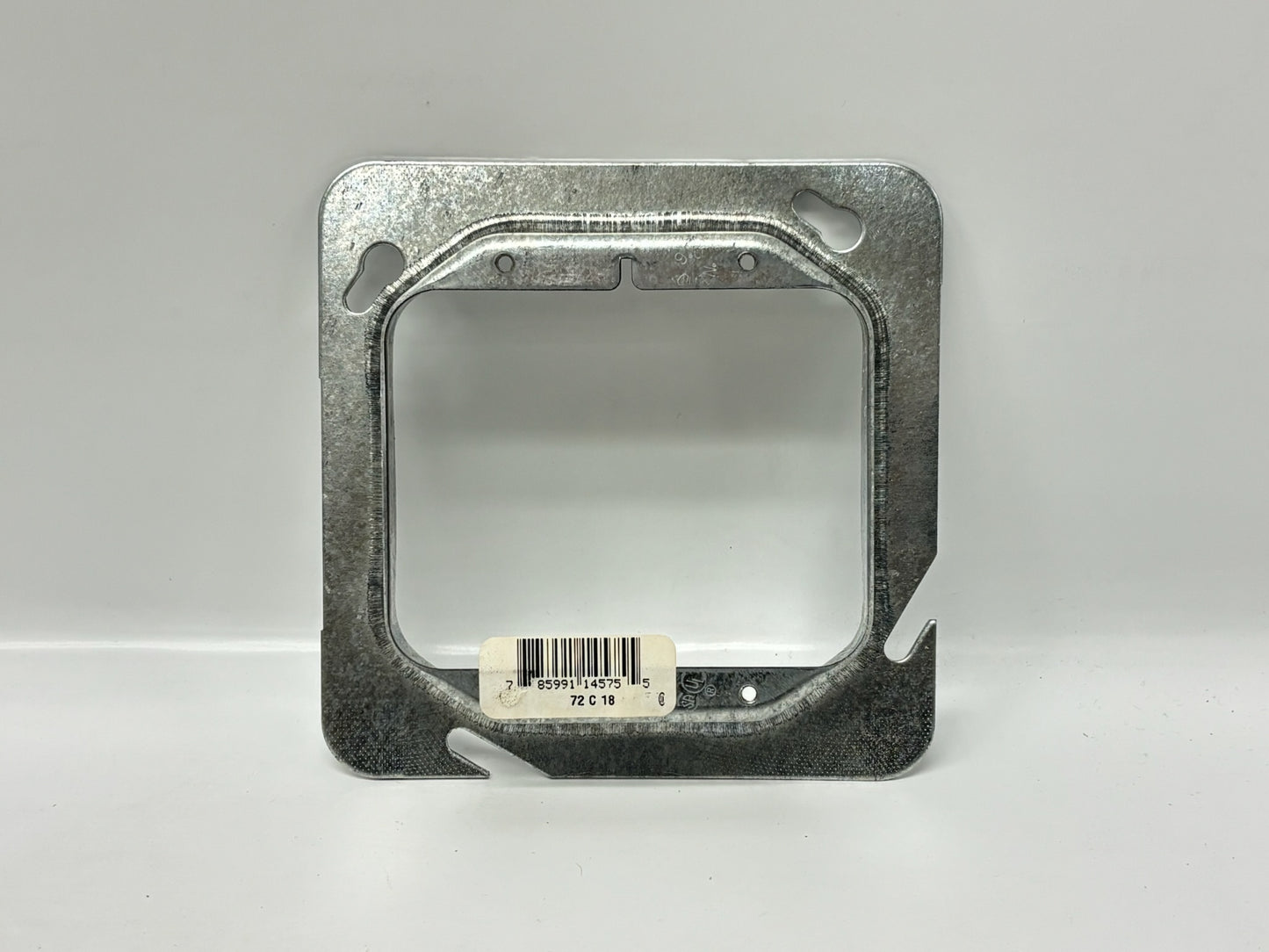 25 PK Steel City 72C18 2-Gang Square Device Cover, ¾" Raised, Steel