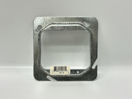 25 PK Steel City 72C18 2-Gang Square Device Cover, ¾" Raised, Steel