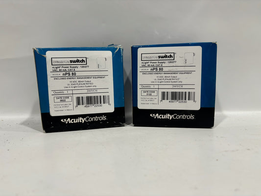 2 PK Acuity n-PS-80 Sensor Switch 200YCH Enclosed Energy Management Equipment